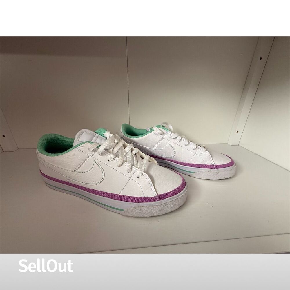 Nike Court Legacy Next Nature Women's Sneakers White/Fuchsia Sz 9.5